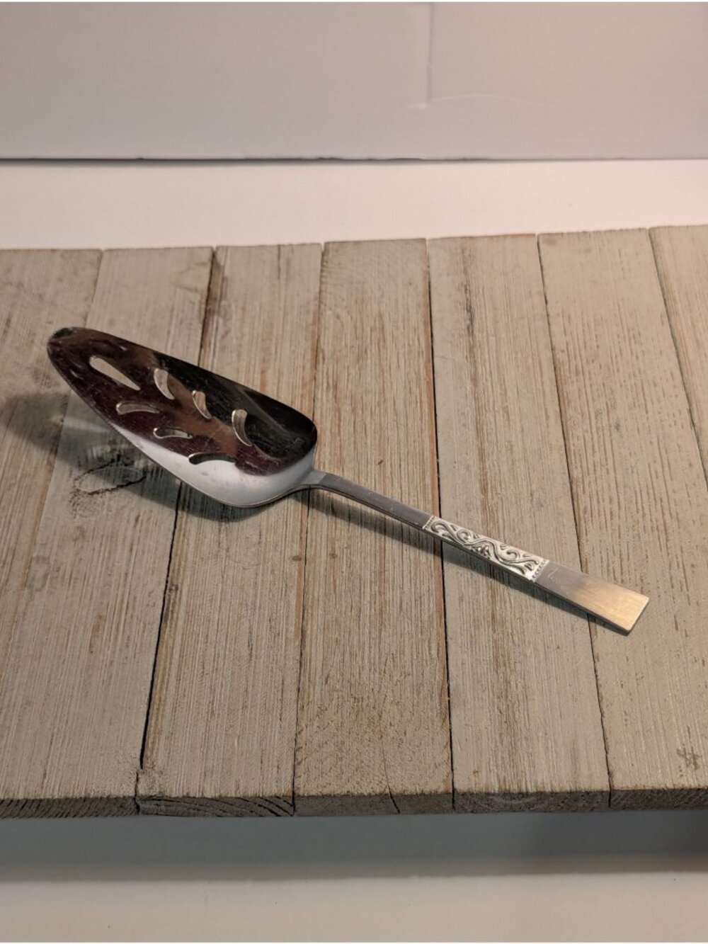 Rosko Lady Helen Stainless Flatware Floral Handle Cake Pie Spatula Server